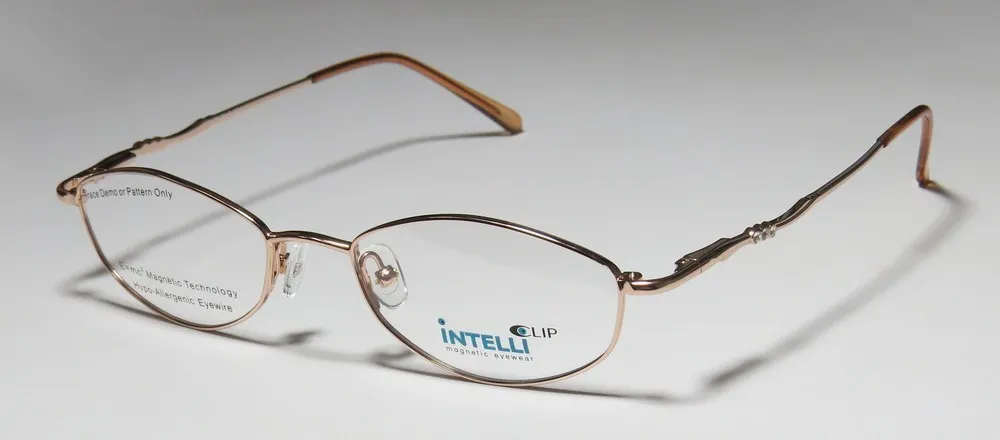 Elite Eyewear Intelli Clip 749 rose gold Eyeglasses Rose Gold 50mm 2