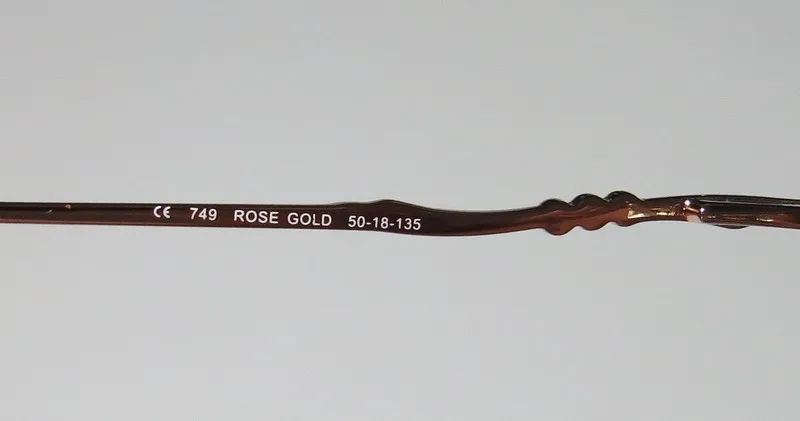 Elite Eyewear Intelli Clip 749 rose gold Eyeglasses Rose Gold 50mm 9