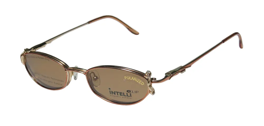 Elite Eyewear Intelli Clip 750 tan Eyeglasses Tan 47mm