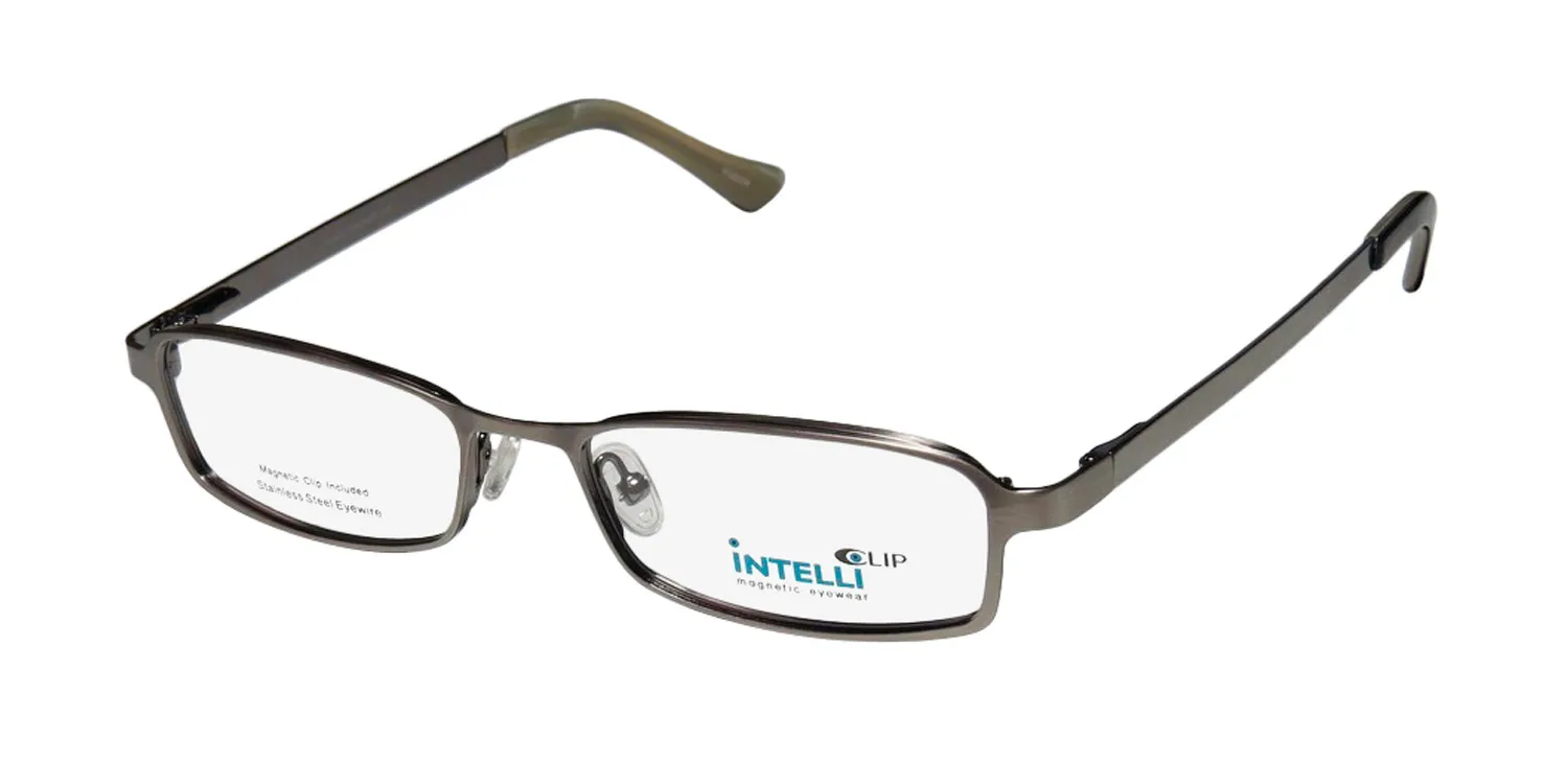 Elite Eyewear 758 brush silver Eyeglasses Brushed Silver 51mm Unisex 2