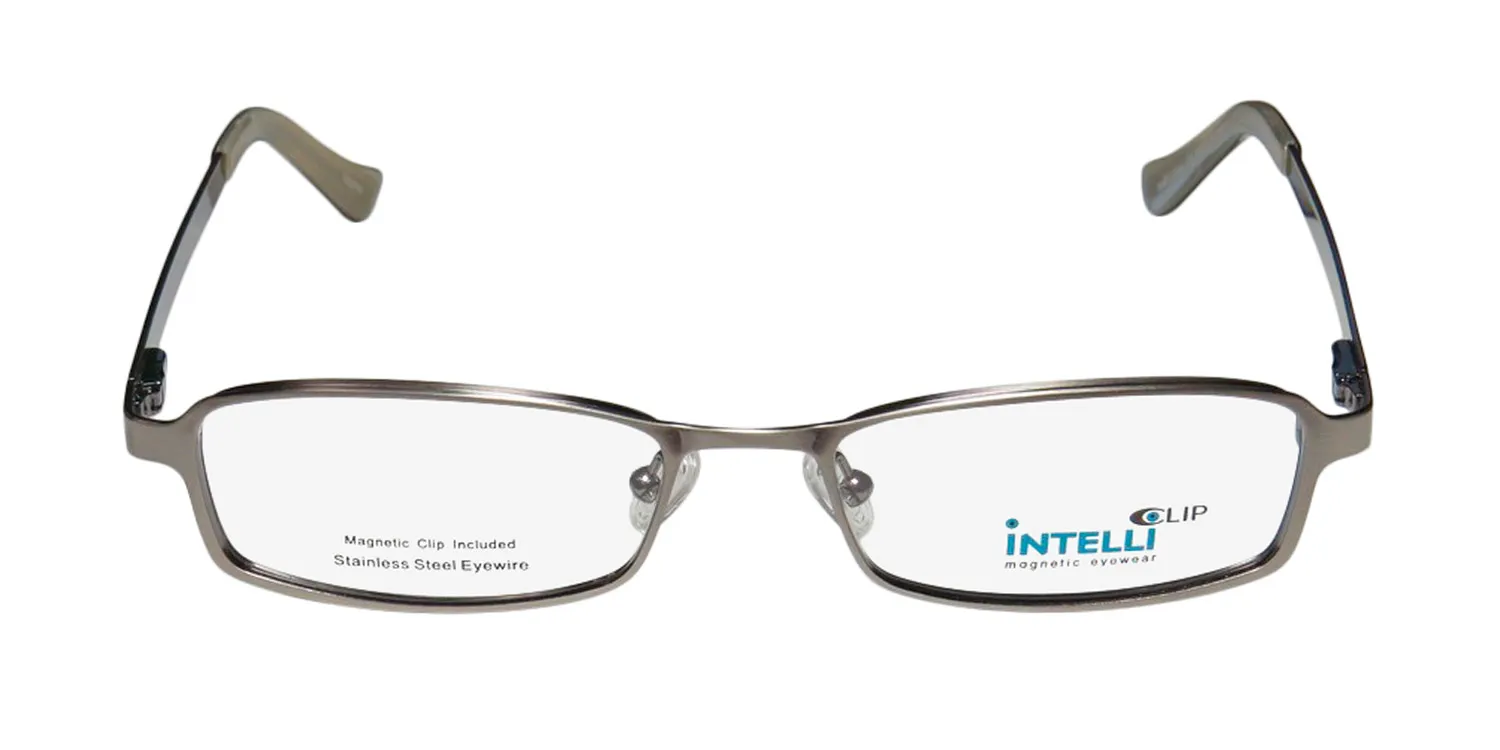 Elite Eyewear 758 brush silver Eyeglasses Brushed Silver 51mm Unisex 4