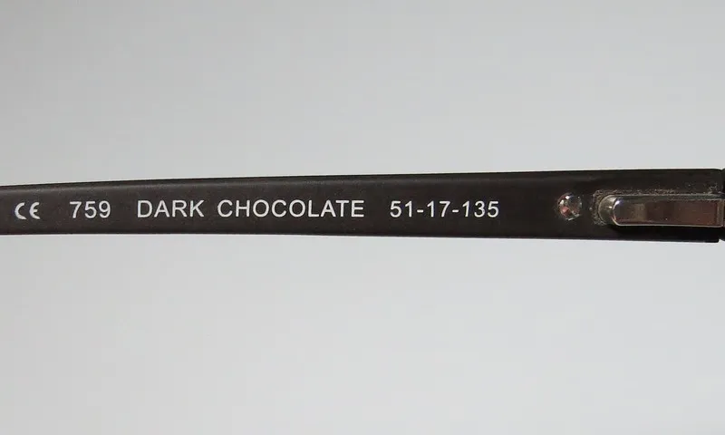 Elite Eyewear 759 dark chocolate Eyeglasses Dark Chocolate 51mm Unisex 9