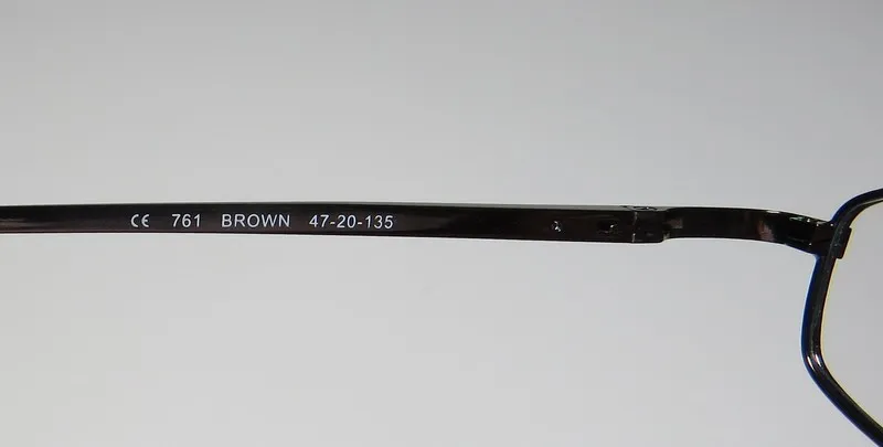 Elite Eyewear 761 brown Eyeglasses Brown 47mm Unisex 9
