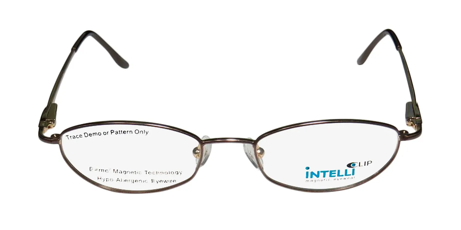 Elite Eyewear Intelli Clip 750 brown Eyeglasses Brown 47mm 4
