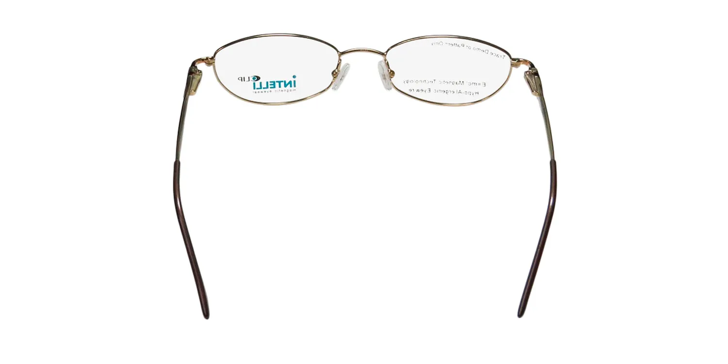 Elite Eyewear Intelli Clip 750 brown Eyeglasses Brown 47mm 6