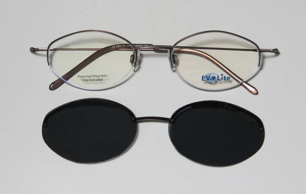 Elite Eyewear Evolite 101 brown Eyeglasses Brown 47mm Unisex 3