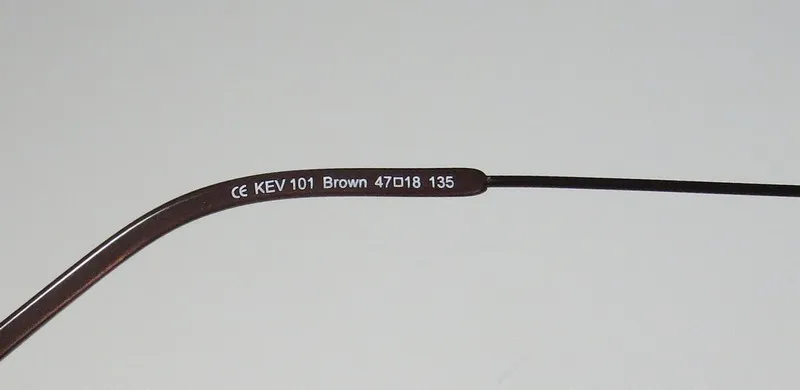 Elite Eyewear Evolite 101 brown Eyeglasses Brown 47mm Unisex 9