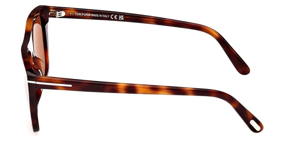Tom Ford FT1175 53E Sunglasses Blonde Havana 56mm Men 3
