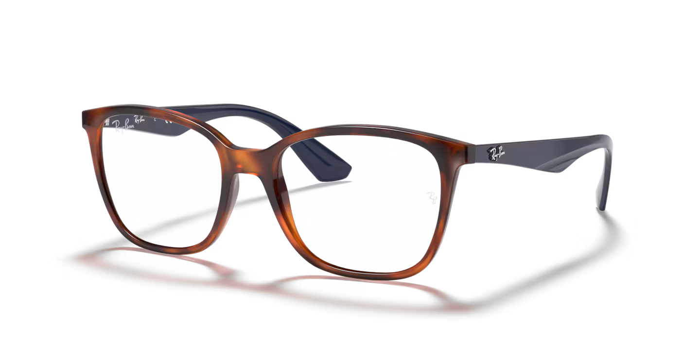 Ray-Ban RB7066 5585 Eyeglasses Light Havana 52mm Unisex