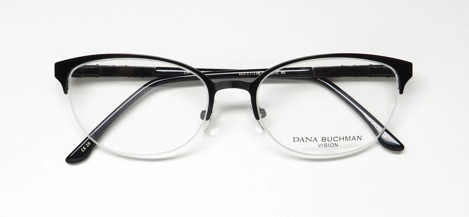 Dana Buchman Valene bk Eyeglasses Black 53mm 2