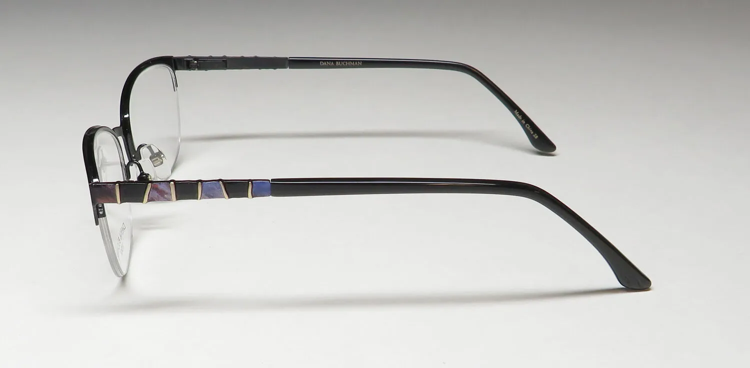 Dana Buchman Valene bk Eyeglasses Black 53mm 4