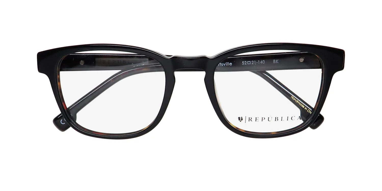 Republica Huntsville bk Eyeglasses Black 52mm Men 2