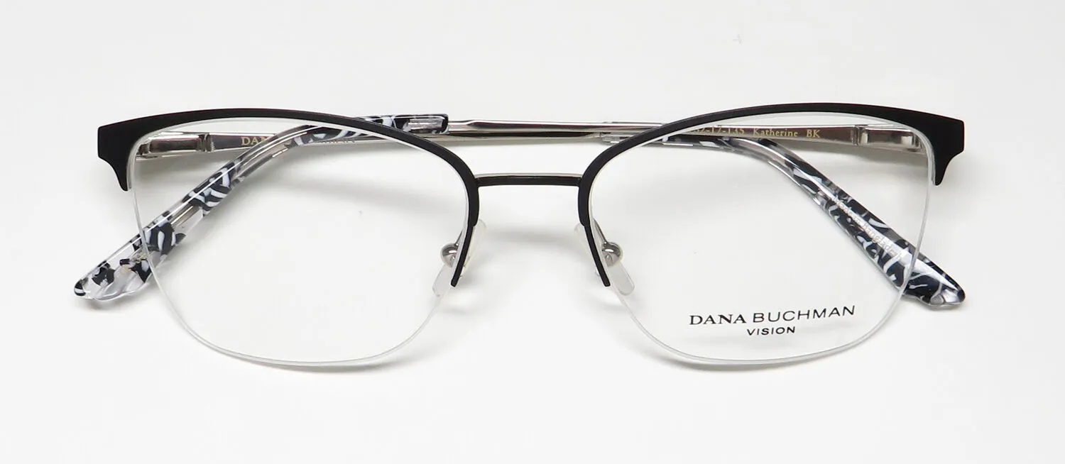 Dana Buchman Katherine bk Eyeglasses Black 52mm 2