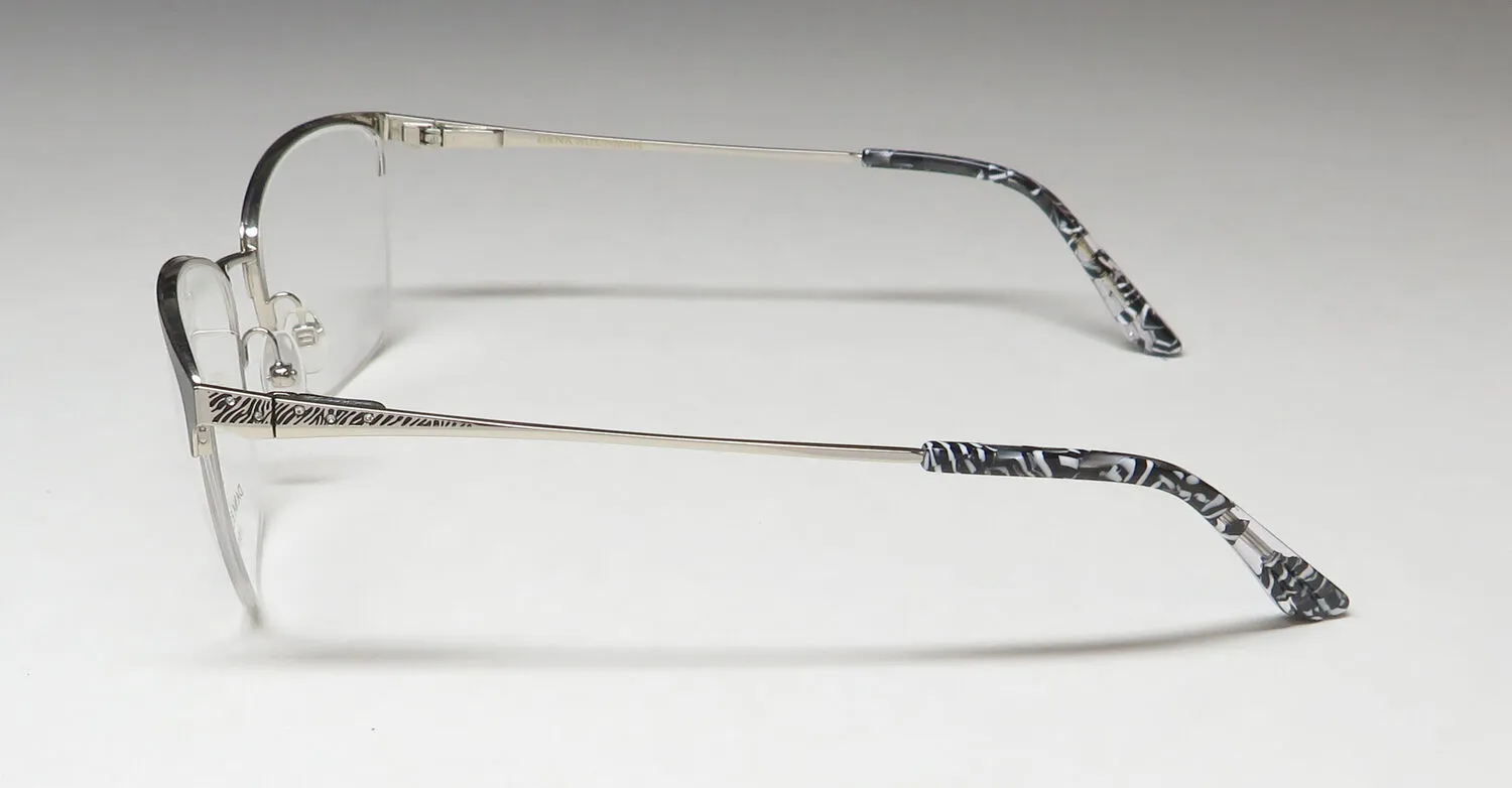 Dana Buchman Katherine bk Eyeglasses Black 52mm 4