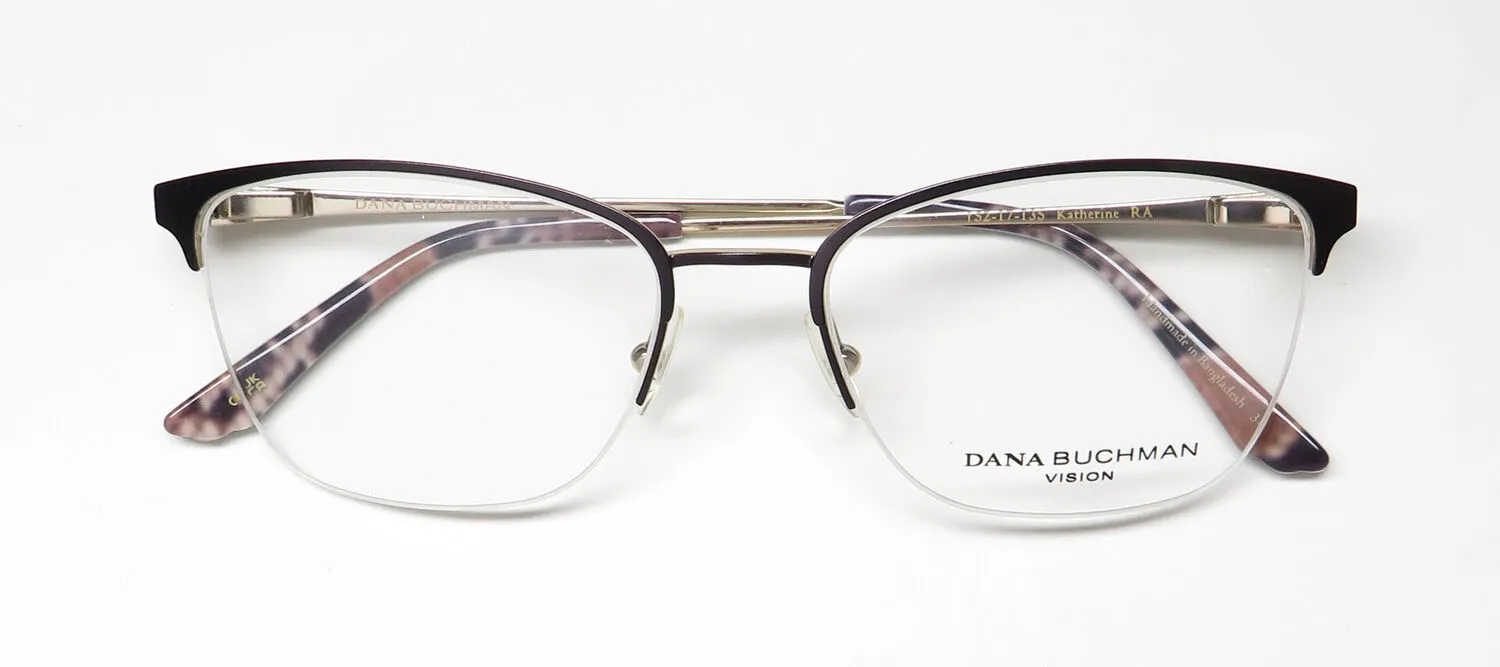 Dana Buchman Katherine ra Eyeglasses Raisin 52mm 2