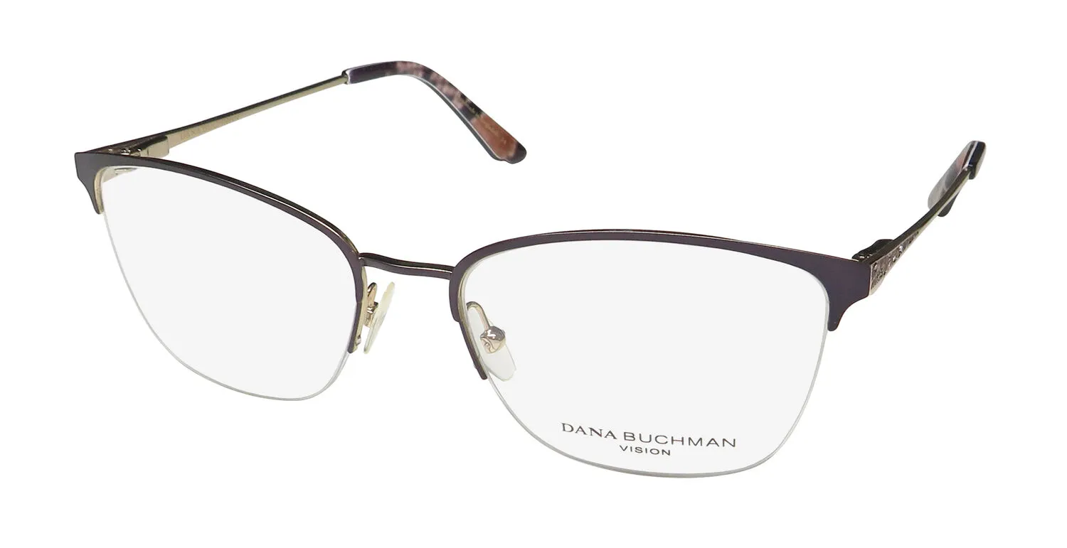 Dana Buchman Katherine ra Eyeglasses Raisin 54mm