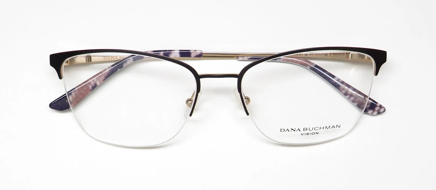 Dana Buchman Katherine ra Eyeglasses Raisin 54mm 2