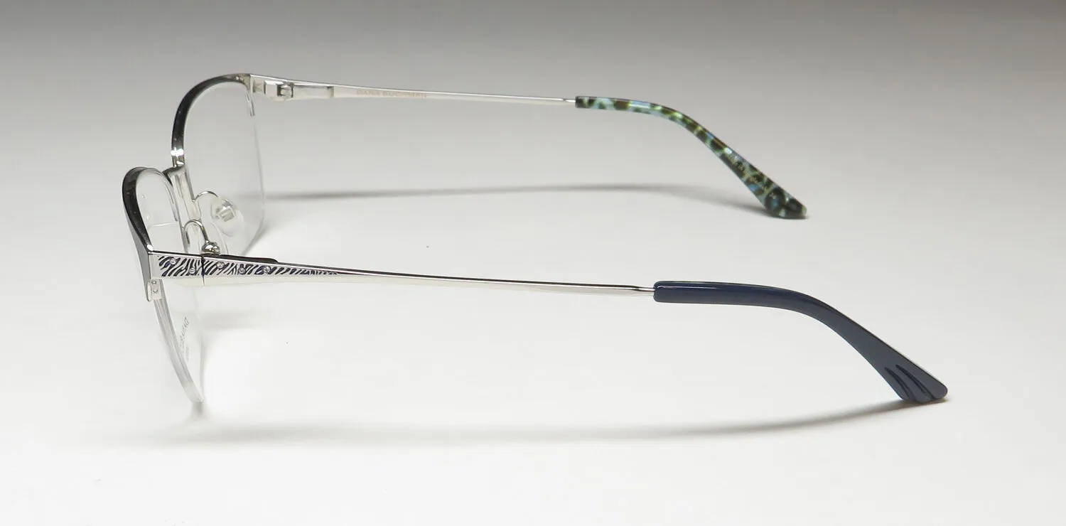 Dana Buchman Katherine nv Eyeglasses Navy 54mm 4