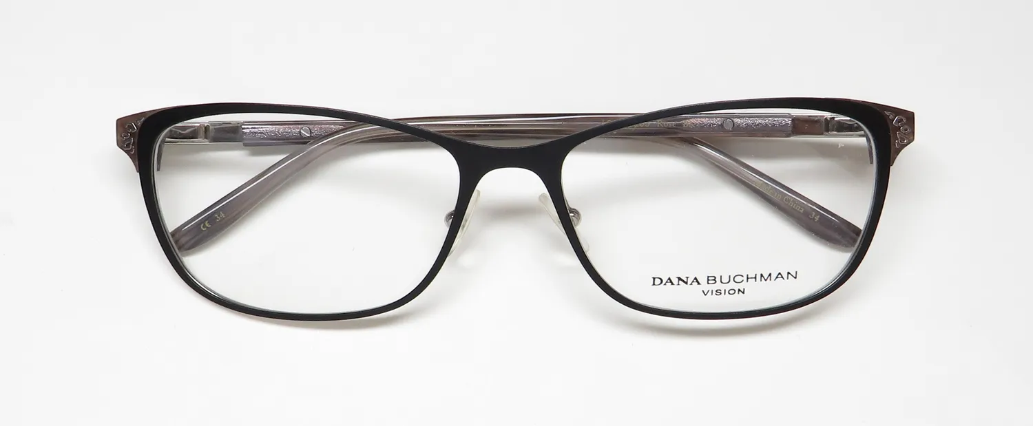 Dana Buchman Rose bk Eyeglasses Black 54mm 2