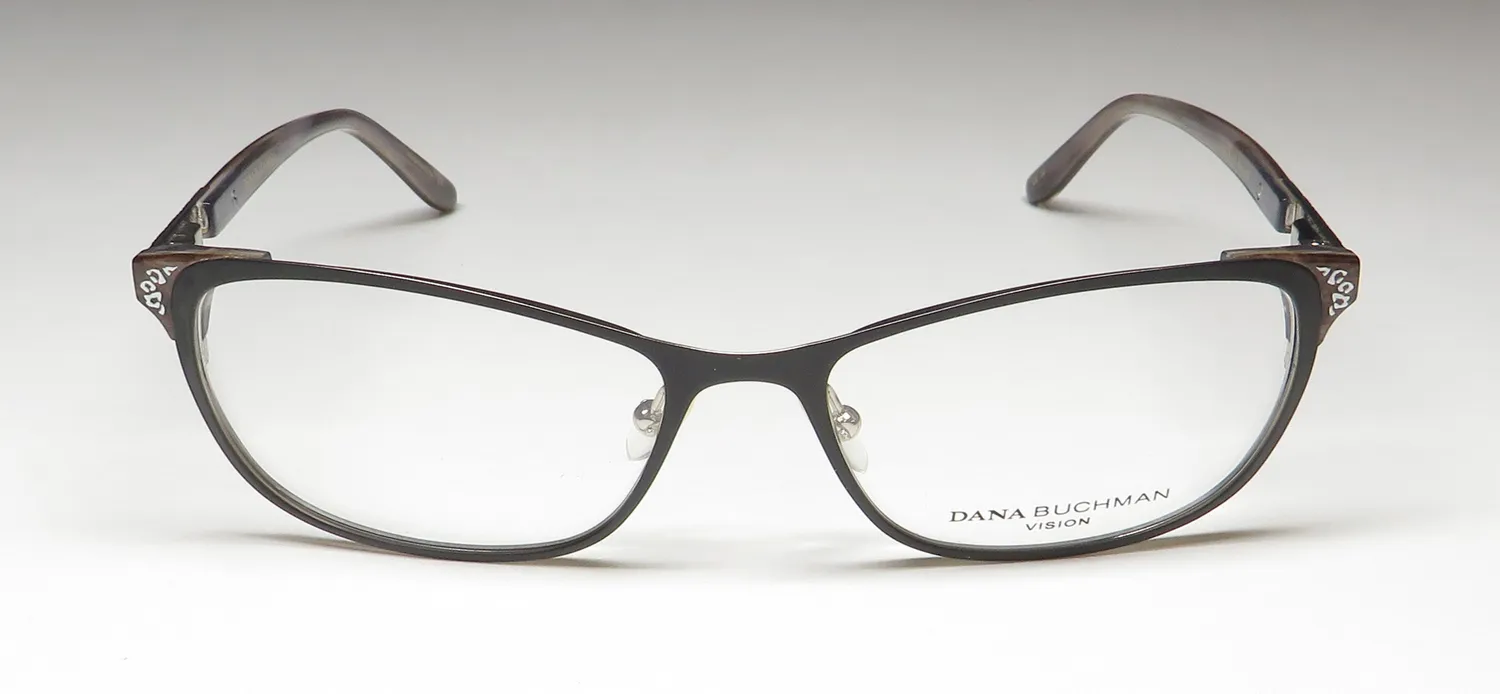 Dana Buchman Rose bk Eyeglasses Black 54mm 3