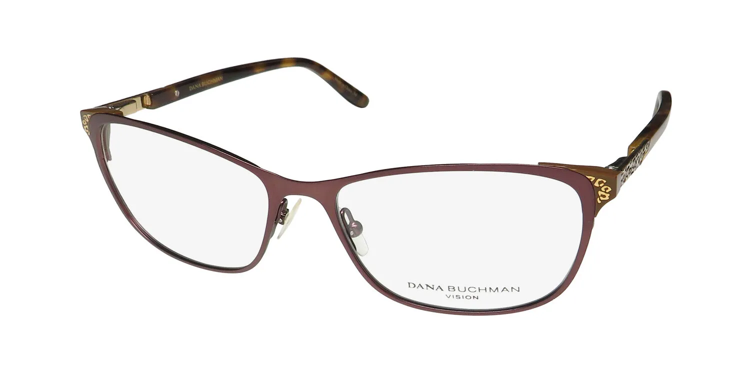 Dana Buchman Rose br Eyeglasses Brown 52mm