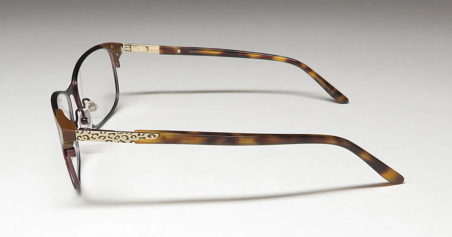 Dana Buchman Rose br Eyeglasses Brown 52mm 4