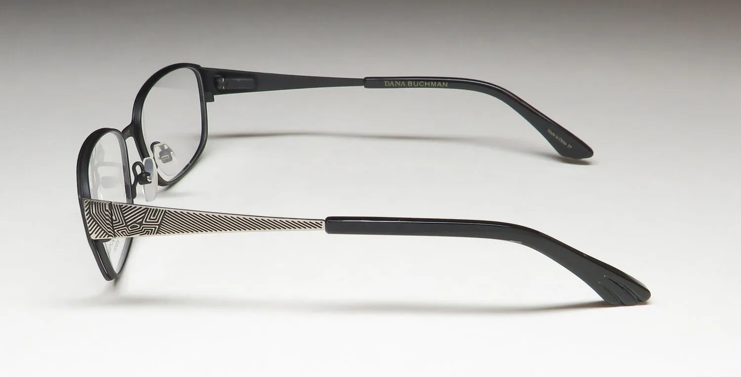 Dana Buchman Simza bk Eyeglasses Black 50mm 4