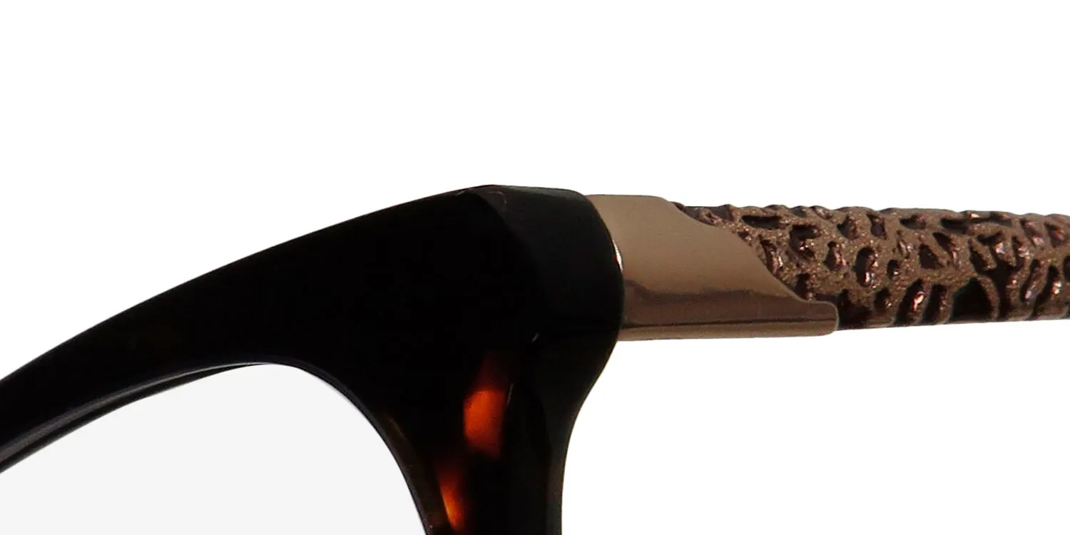Dana Buchman Coby hv Eyeglasses Havana 50mm 6