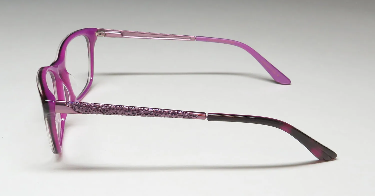 Dana Buchman Coby wi Eyeglasses Wine Tortoise 50mm 4