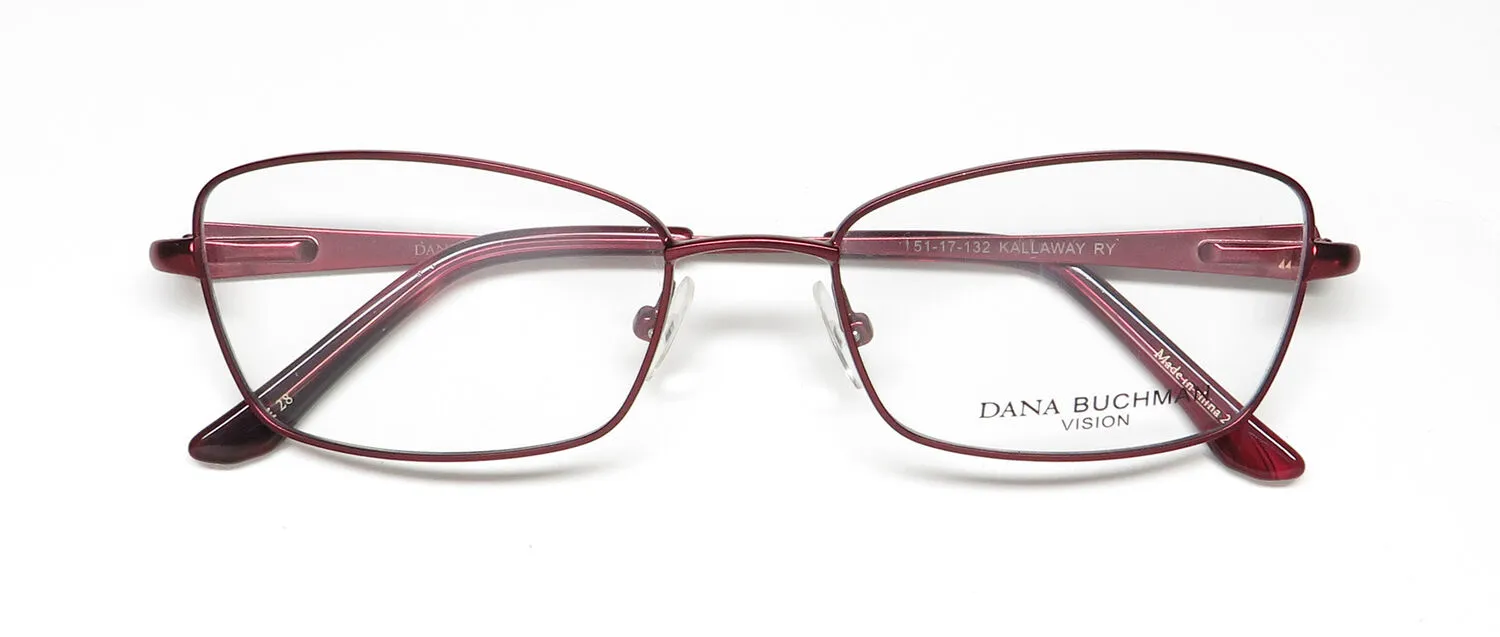 Dana Buchman Kallaway ry Eyeglasses Ruby 51mm 2