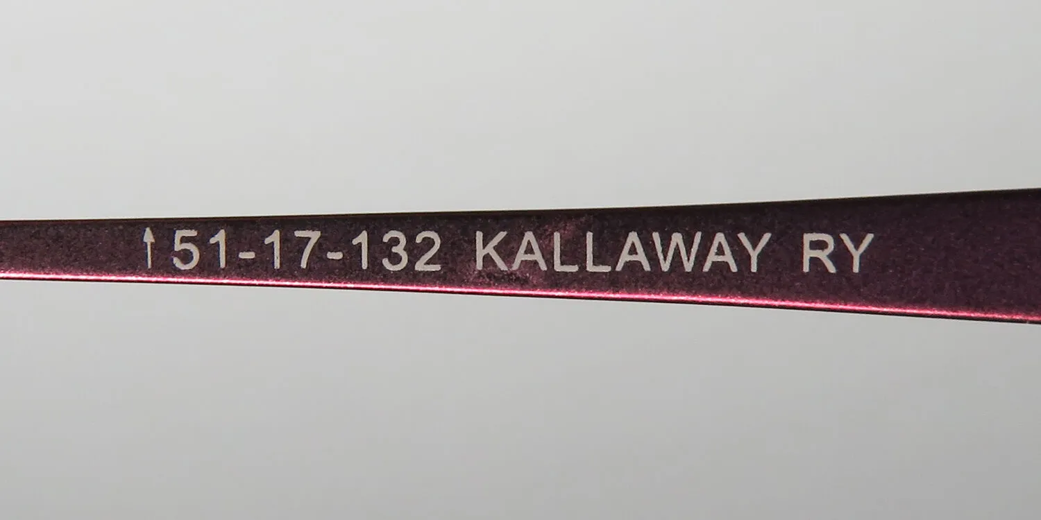 Dana Buchman Kallaway ry Eyeglasses Ruby 51mm 8