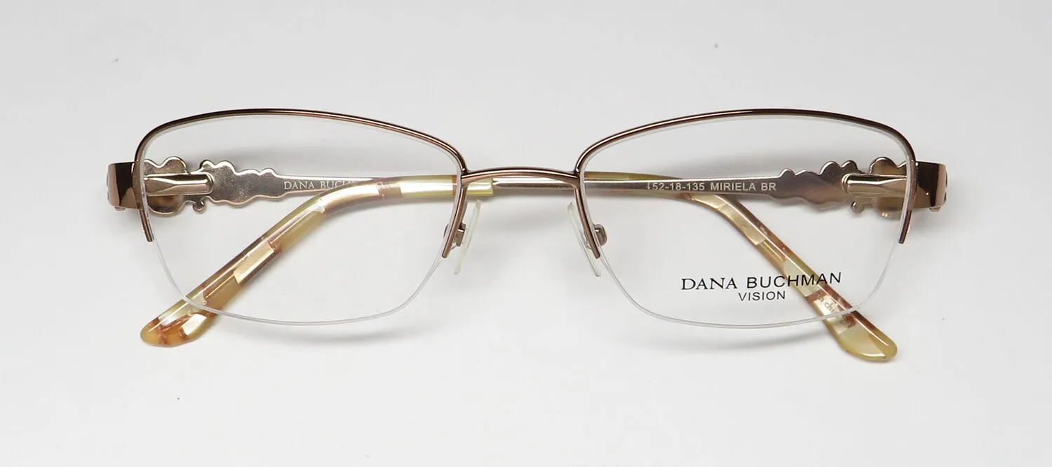 Dana Buchman Miriela br Eyeglasses Brown 52mm 2