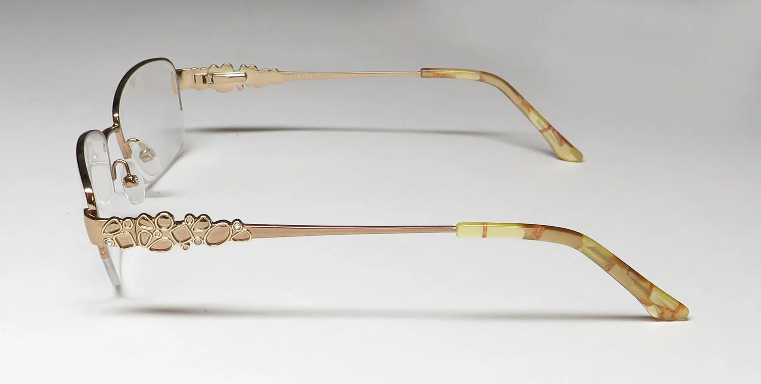 Dana Buchman Miriela br Eyeglasses Brown 52mm 4