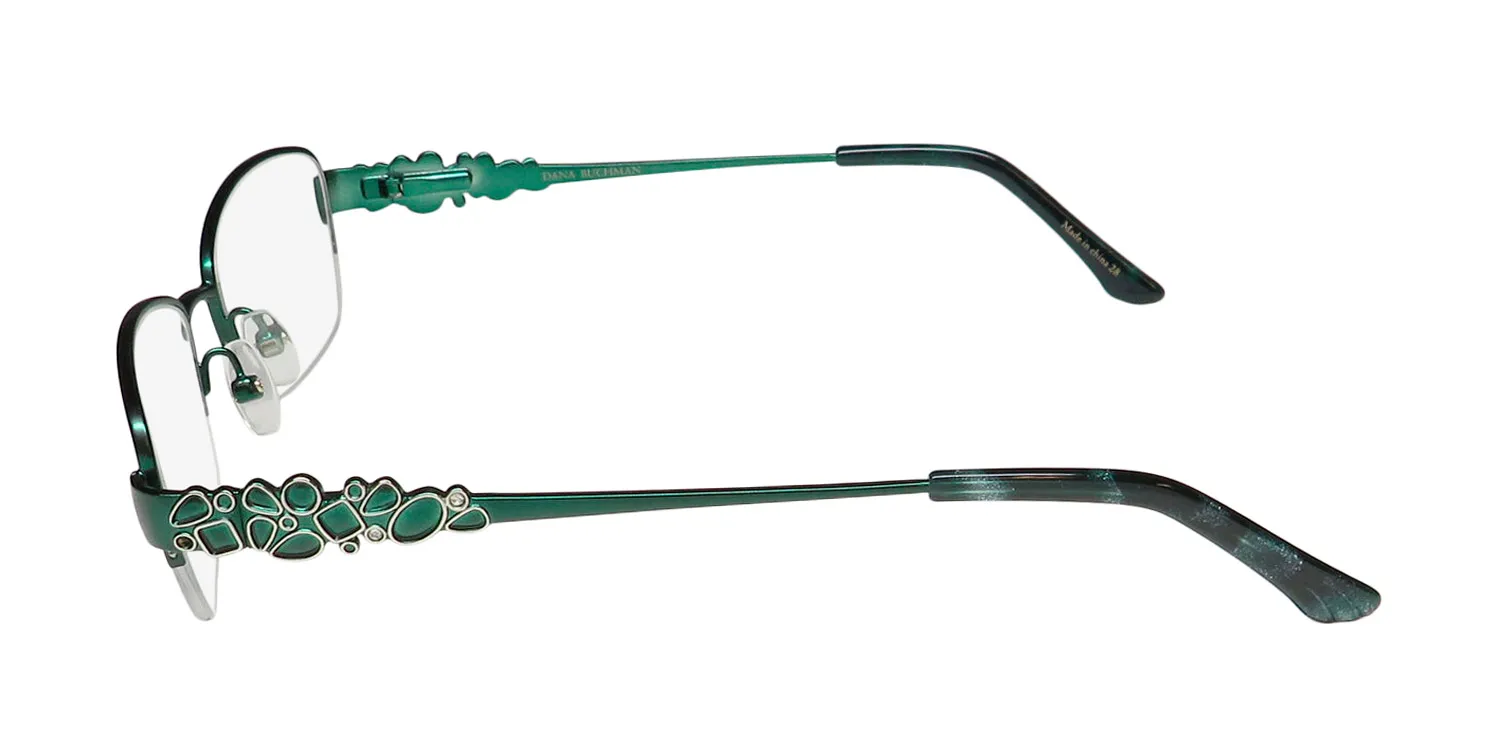 Dana Buchman Miriela fo Eyeglasses Forest 52mm 4