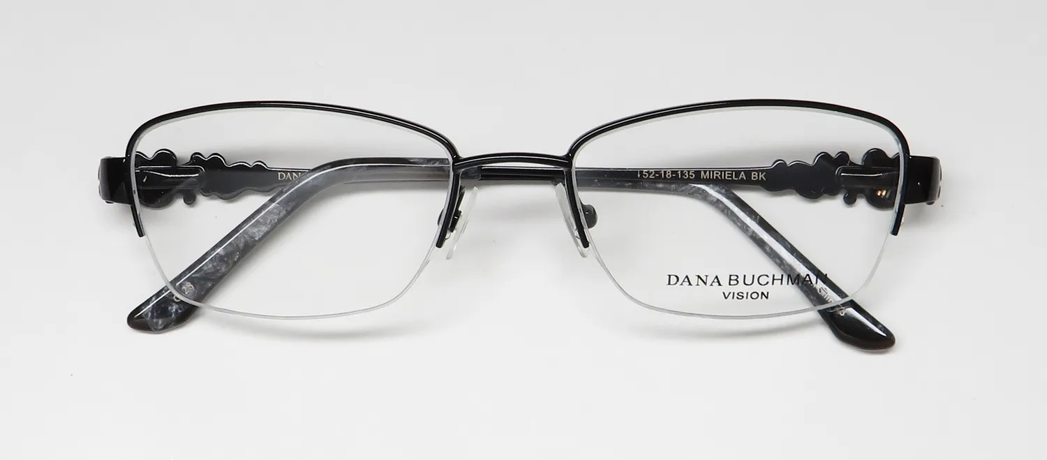 Dana Buchman Miriela bk Eyeglasses Black 52mm 2