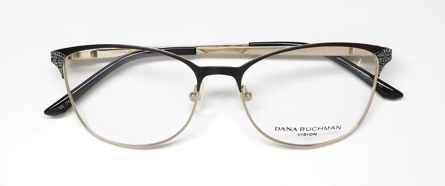 Dana Buchman Heather bk Eyeglasses Black 51mm 2