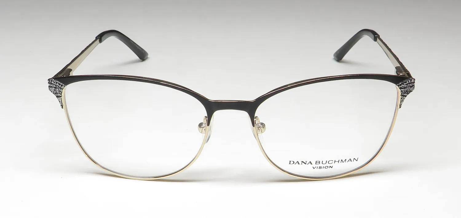 Dana Buchman Heather bk Eyeglasses Black 51mm 3