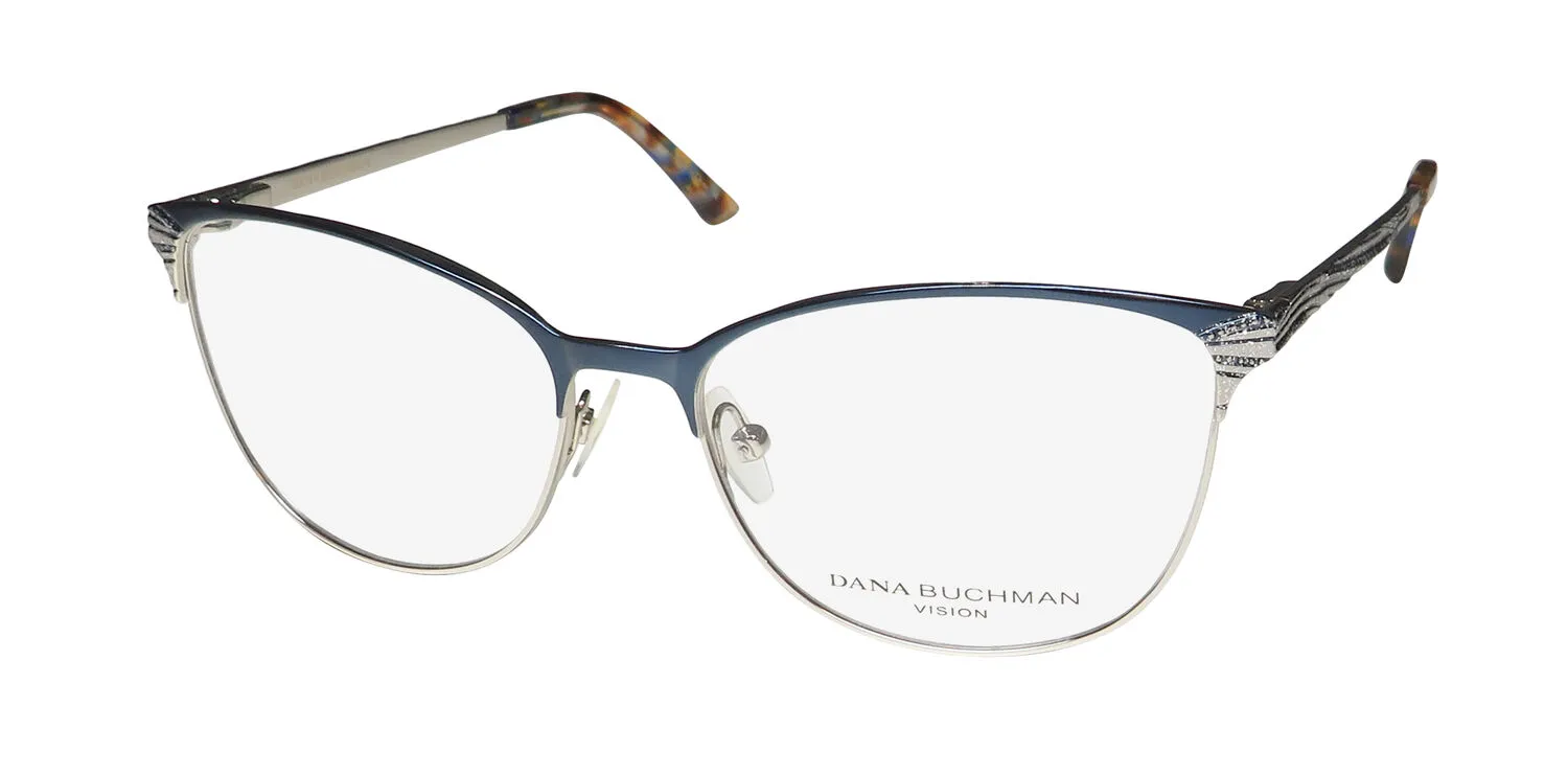 Dana Buchman Heather nv Eyeglasses Navy 51mm