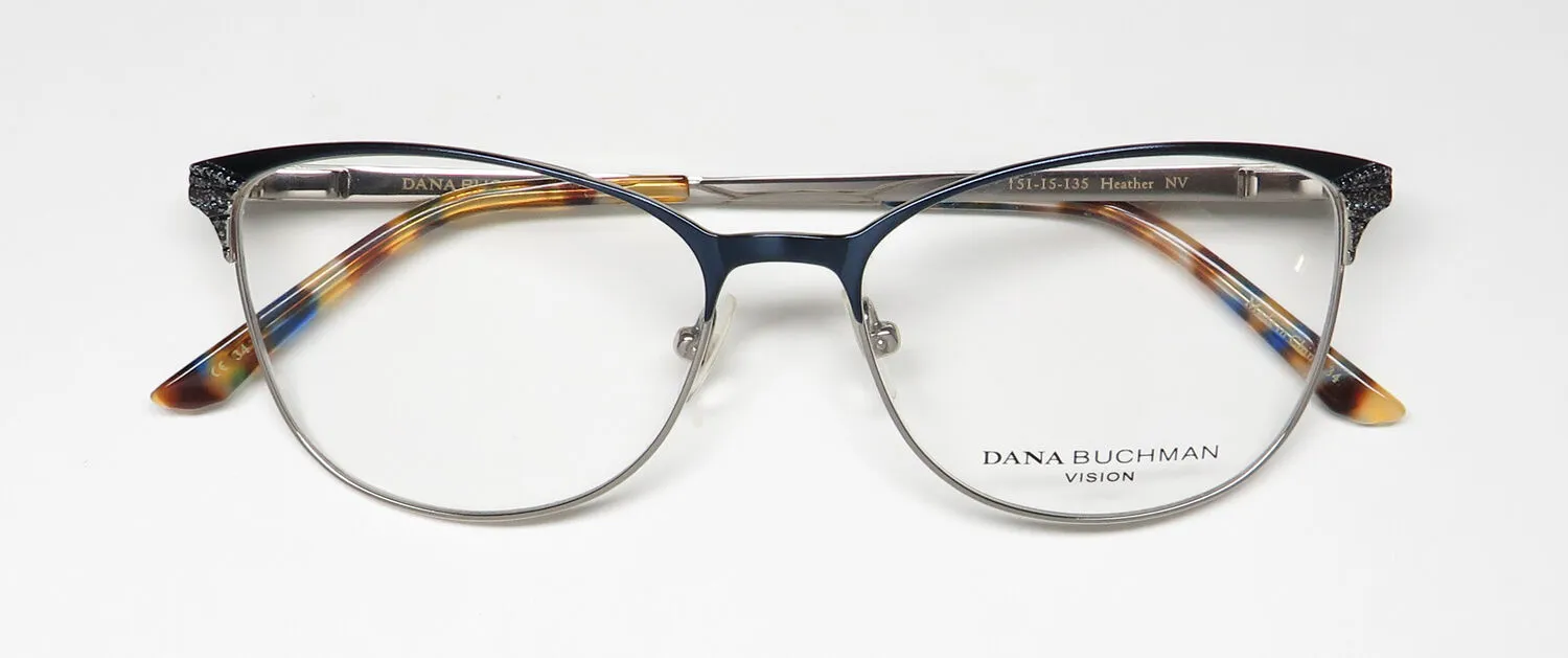 Dana Buchman Heather nv Eyeglasses Navy 51mm 2