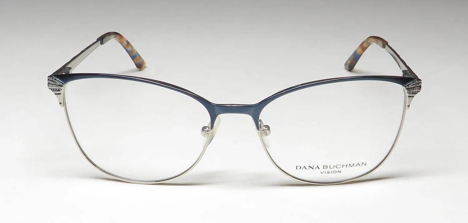 Dana Buchman Heather nv Eyeglasses Navy 51mm 3