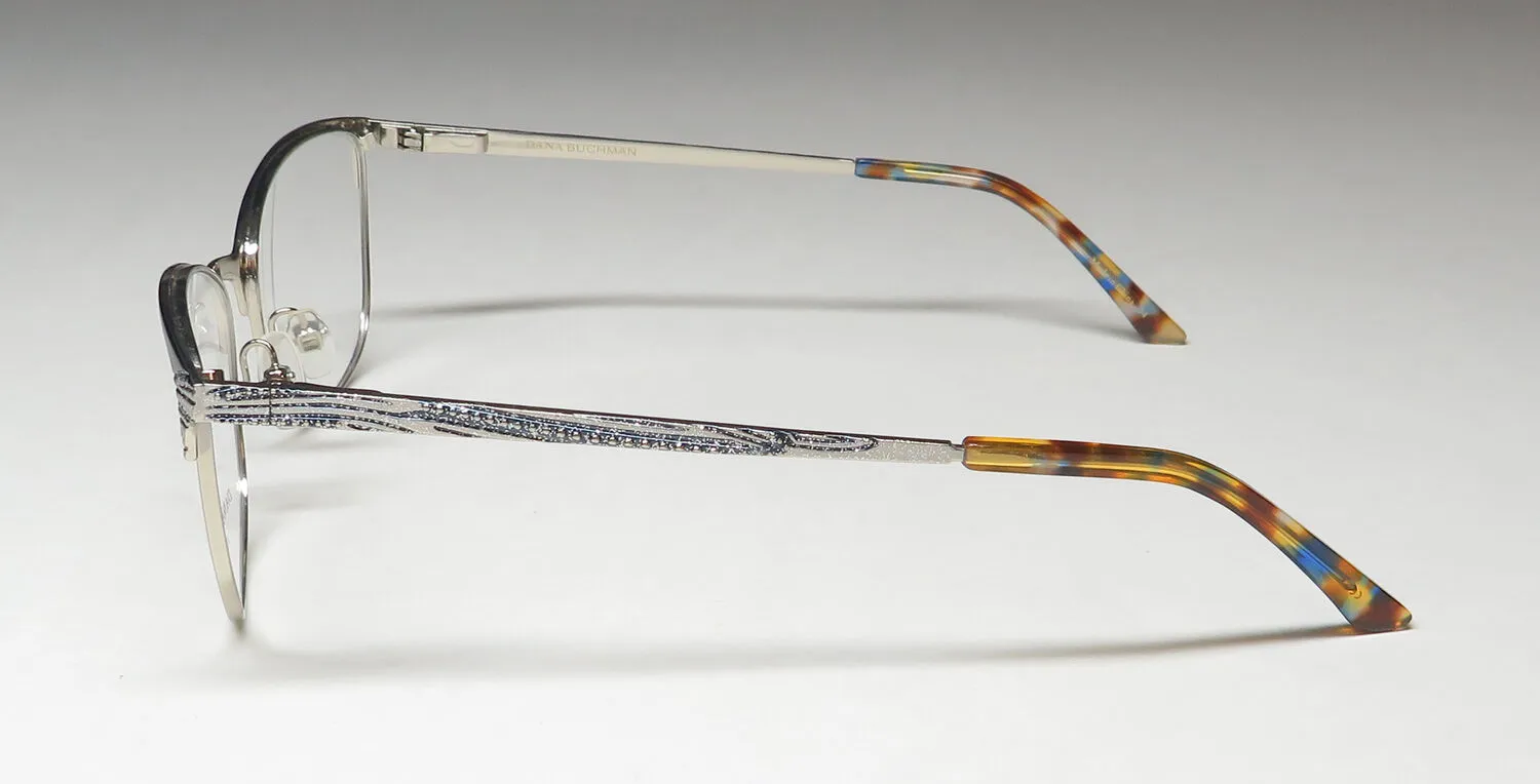 Dana Buchman Heather nv Eyeglasses Navy 51mm 4