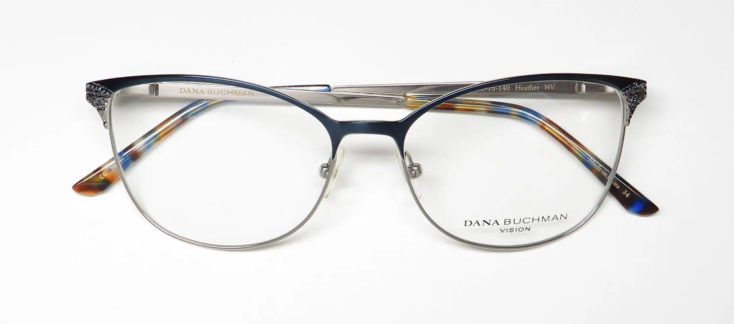 Dana Buchman Heather nv Eyeglasses Navy 53mm 2
