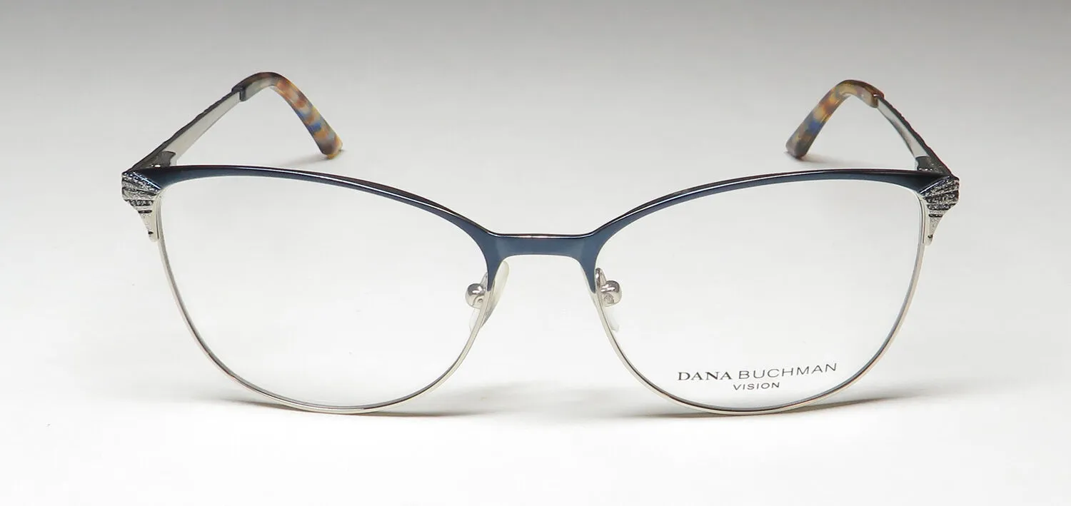 Dana Buchman Heather nv Eyeglasses Navy 53mm 3