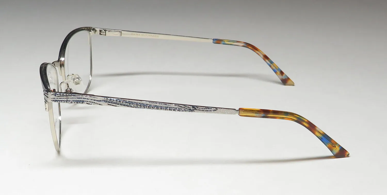 Dana Buchman Heather nv Eyeglasses Navy 53mm 4