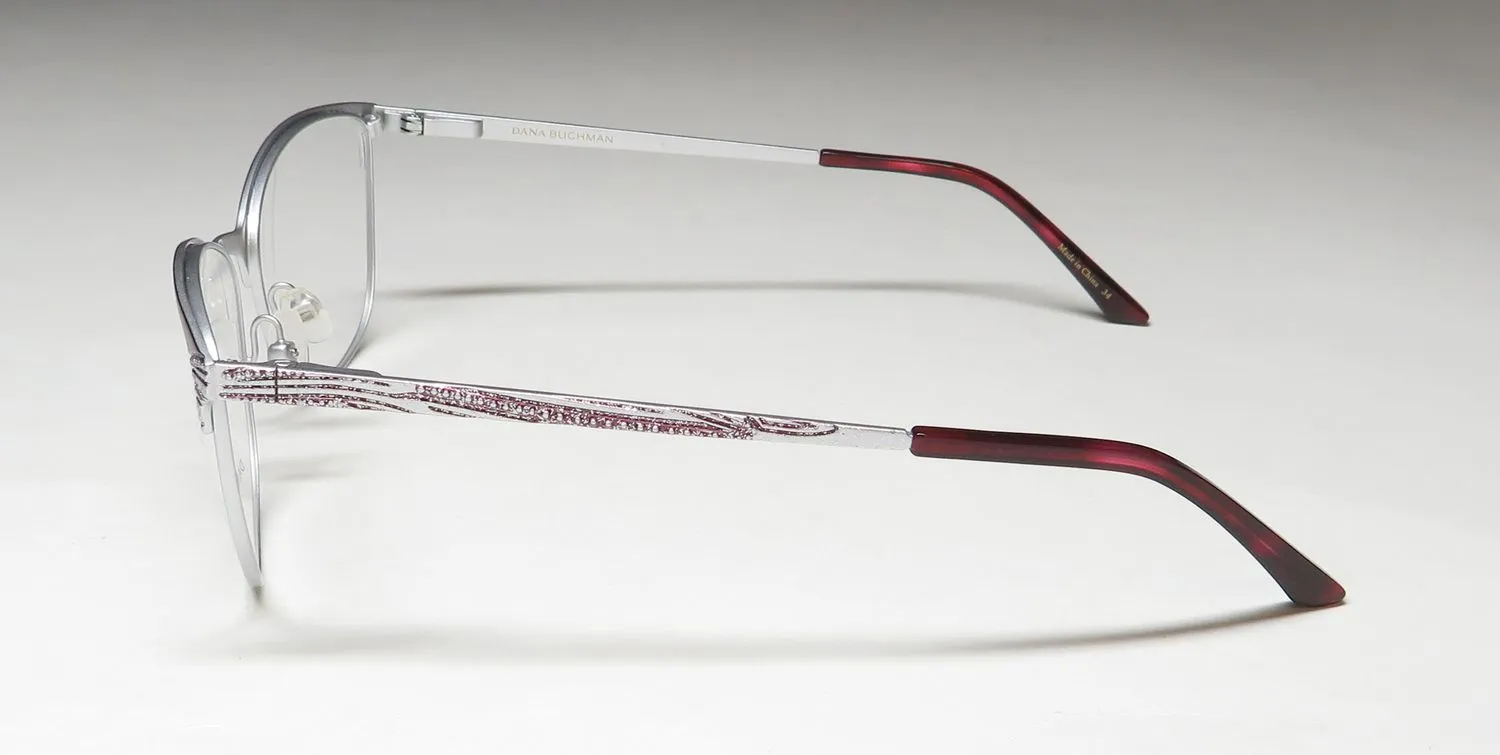 Dana Buchman Heather cy Eyeglasses Cranberry 53mm 4
