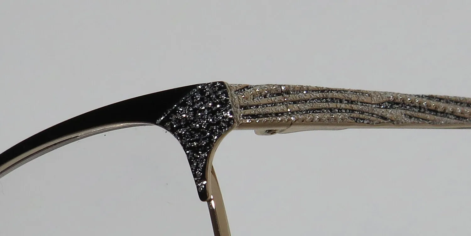 Dana Buchman Heather bk Eyeglasses Black 53mm 6