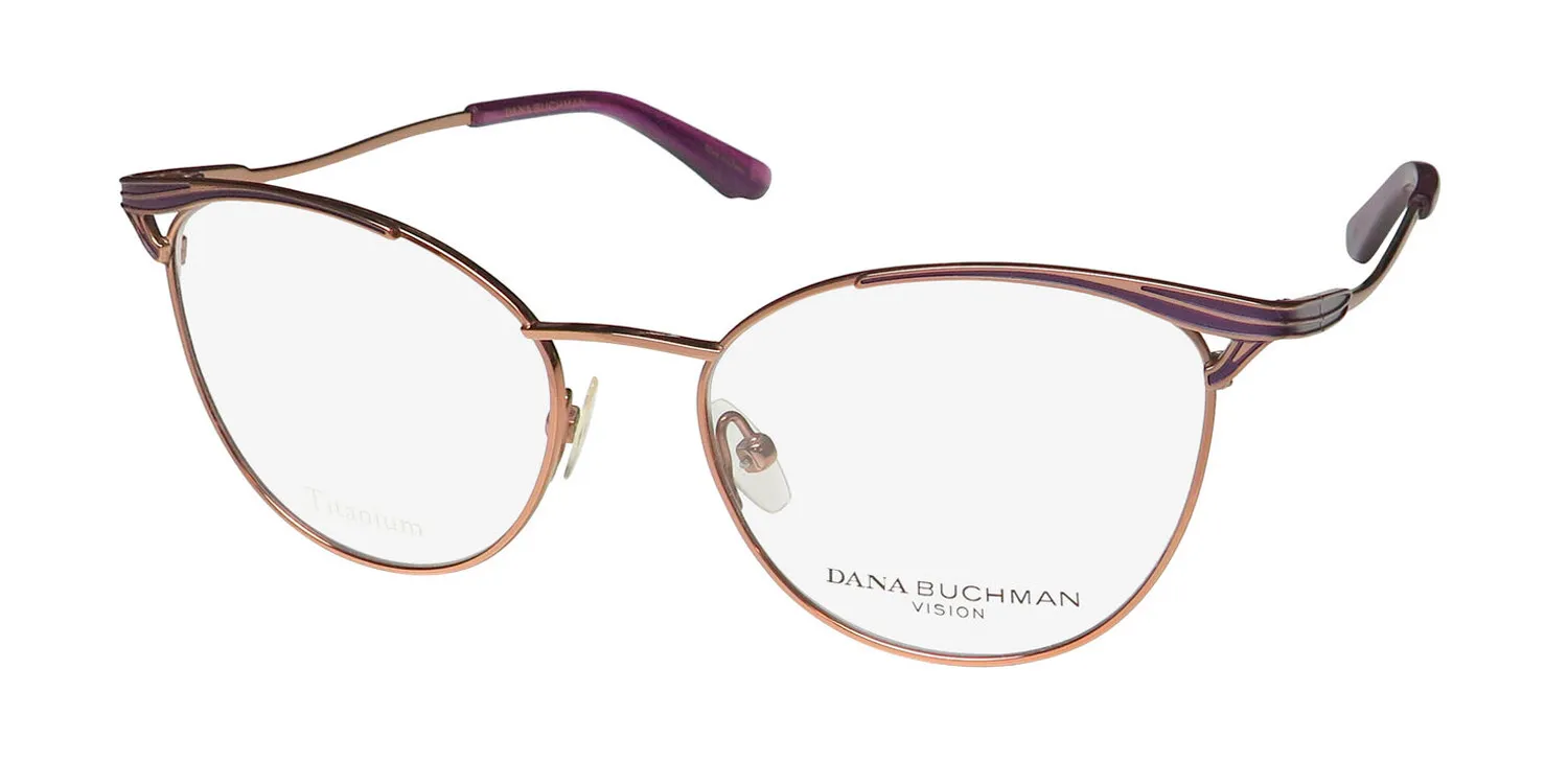 Dana Buchman Carol Sue yg Eyeglasses Gold 49mm