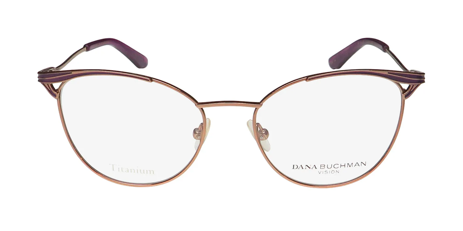 Dana Buchman Carol Sue yg Eyeglasses Gold 49mm 3
