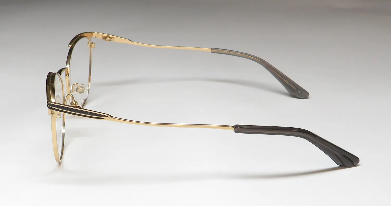 Dana Buchman Carol Sue bk Eyeglasses Black 49mm 4