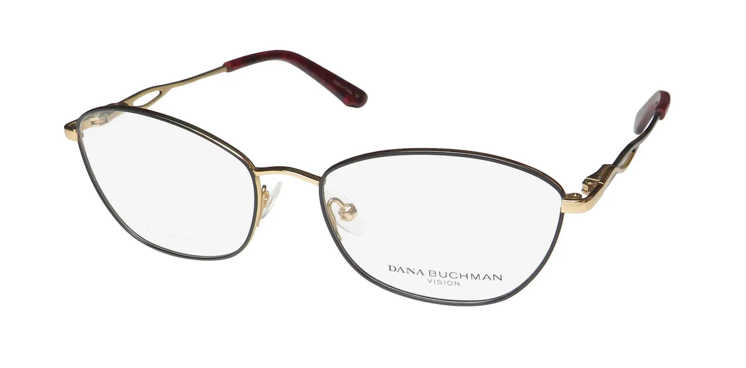 Dana Buchman Farlow bk Eyeglasses Black 52mm